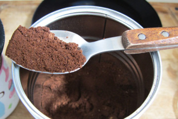 Kaffeedose aus Blech