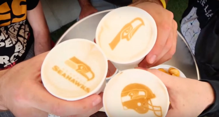 Ripple Maker - Latte Art Beispiele
