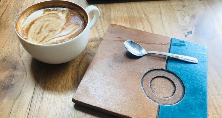Kaffeefibel Blog Untersetzer aus Holz